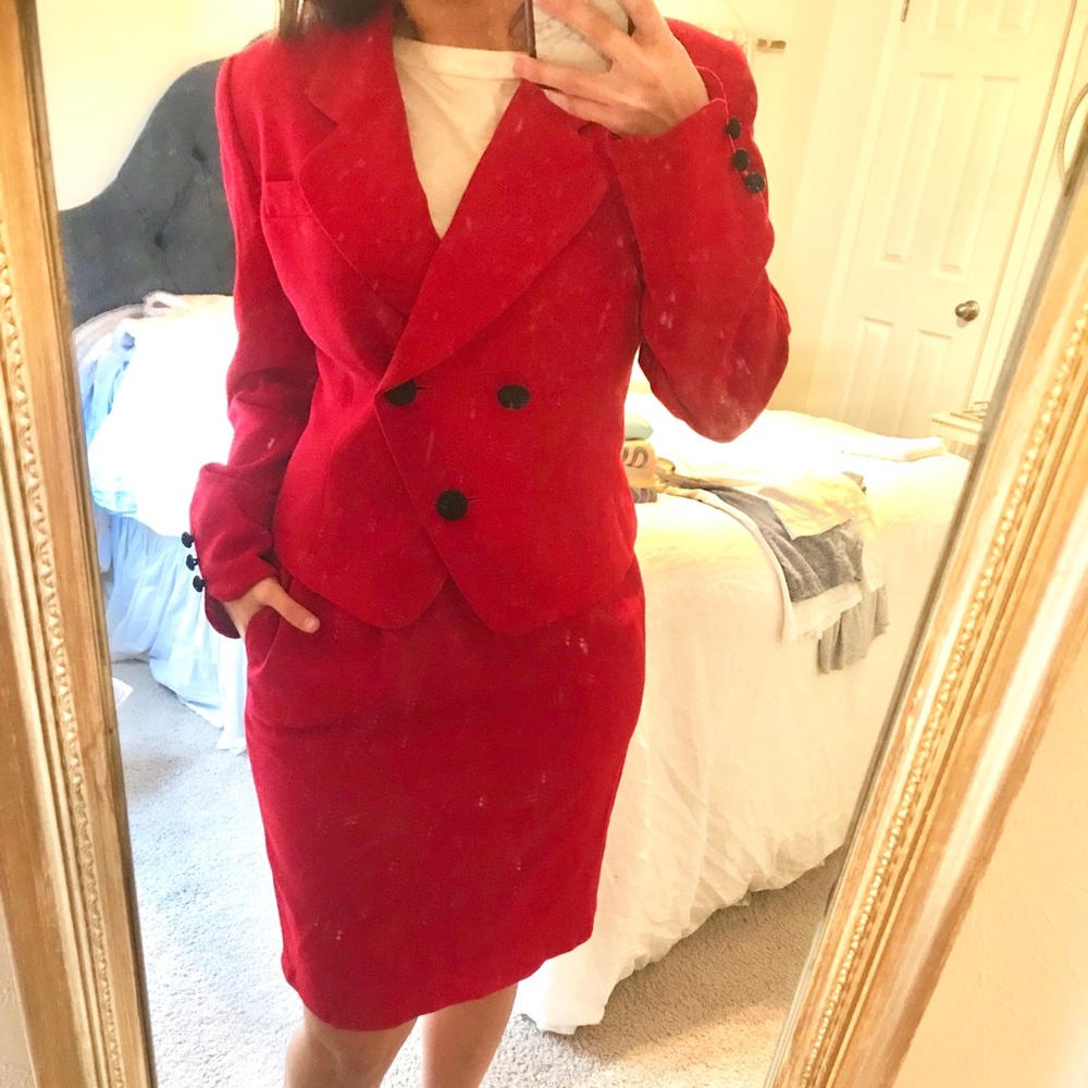 Christian Dior suit in near perfect condition.